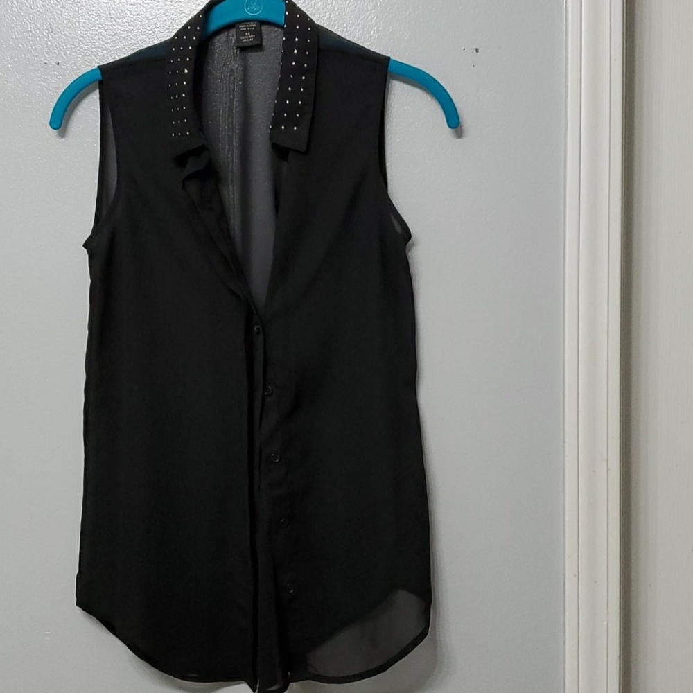 Black sleeveless cover up